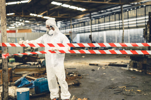 Professional Trauma Scene Cleanup technician working in Brownsville, OR